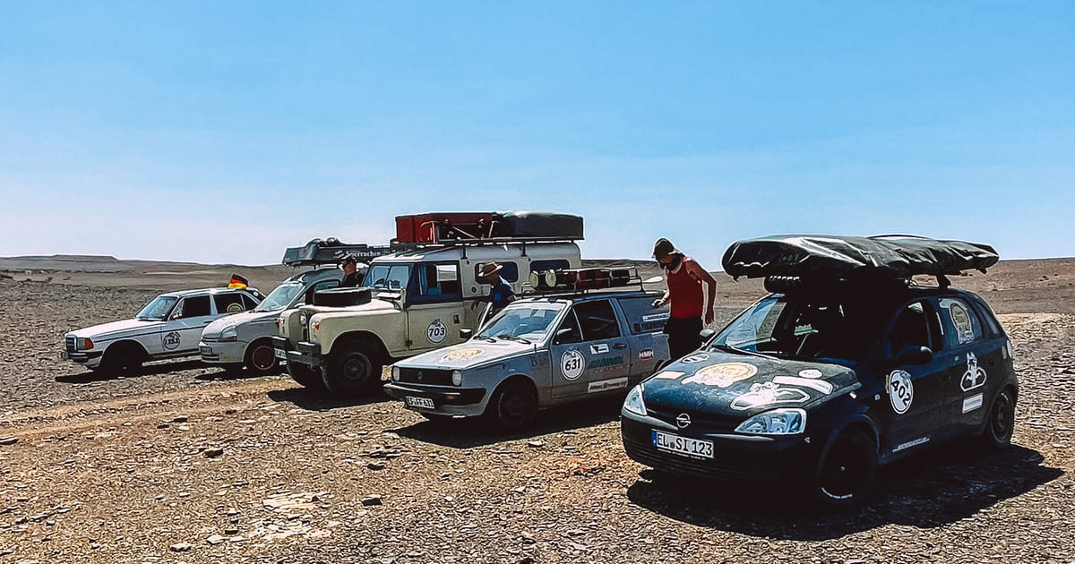 LAYZEE Stories Europe Africa Rallye mit 50 PS